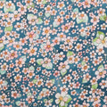 Strawberry Season Favorites - Flowers Slate 2 Yard Cut