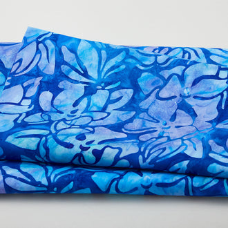 Artisan Batiks - Garden Style Favorites Peacock Floral 5 Yard Cut