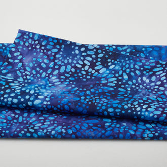 Artisan Batiks - Garden Style Favorites Royal Dots 2 Yard Cut