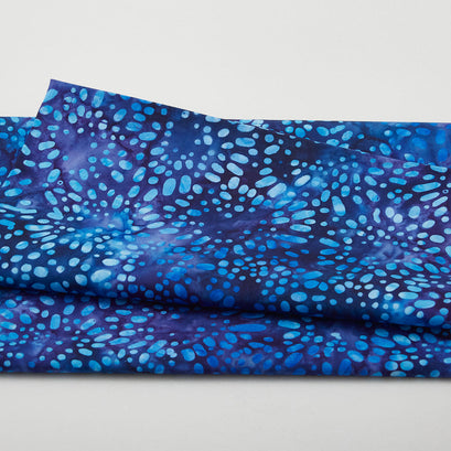Artisan Batiks - Garden Style Favorites Royal Dots 2 Yard Cut
