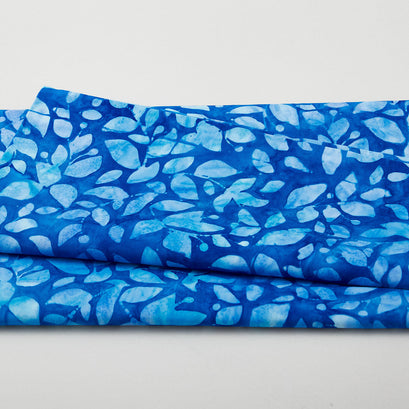 Artisan Batiks - Garden Style Favorites Azure Leaves 2 Yard Cut