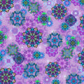 Giverny Favorites - Purple Small Medallion 2 Yard Cut