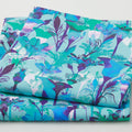 Giverny Favorites - Aqua Flowers 2 Yard Cut