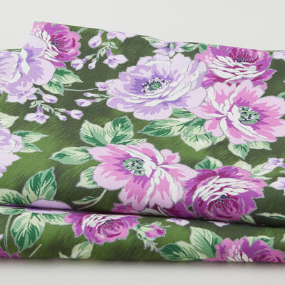 Decadent Blossoms Favorites - Fern Floral 2 Yard Cut