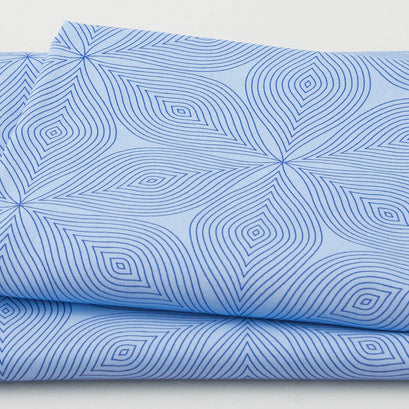 Jardin Blue Favorites - Sky Petals 2 Yard Cut