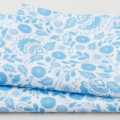 Jardin Blue Favorites - Sky Floral 2 Yard Cut