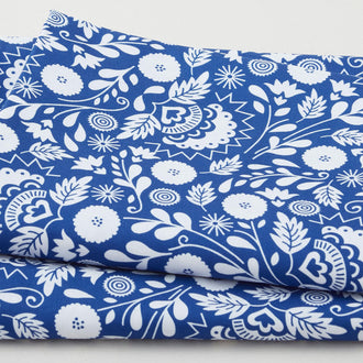 Jardin Blue Favorites - Delft Floral 2 Yard Cut