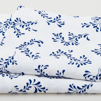 Jardin Blue Favorites - Delft Vines 2 Yard Cut