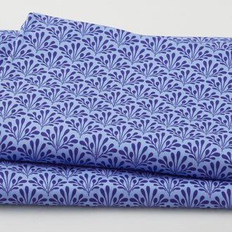 Jardin Blue Favorites - Blue Fans 2 Yard Cut