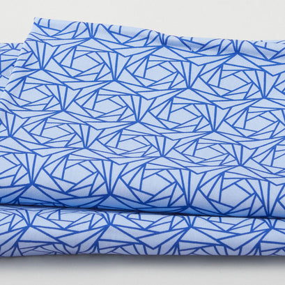 Jardin Blue Favorites - Blue Roses 2 Yard Cut