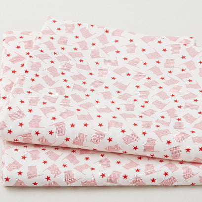 Vintage Valor Favorites - Red Flags 2 Yard Cut