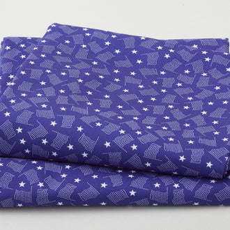 Vintage Valor Favorites - Royal Flags 2 Yard Cut