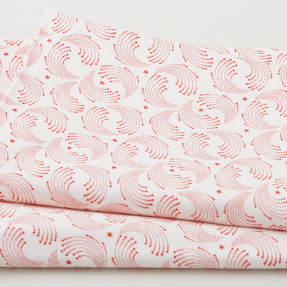 Vintage Valor Favorites - Red Swirls 2 Yard Cut