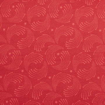 Vintage Valor Favorites - Crimson Swirls 2 Yard Cut
