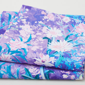 Dreaming of Flowers Favorites - Periwinkle Flowers 2 Yard Cut
