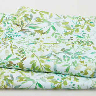 Dreaming of Flowers Favorites - Melon Leaves 2 Yard Cut