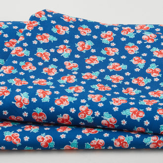 Picnics and Parades Favorites - Indigo Berries 2 Yard Cut