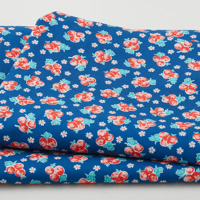 Picnics and Parades Favorites - Indigo Berries 2 Yard Cut