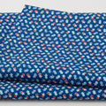 Picnics and Parades Favorites - Indigo Flowers 2 Yard Cut