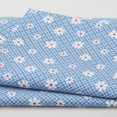 Picnics and Parades Favorites - Americana Flowers 2 Yard Cut