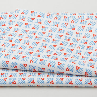 Picnics and Parades Favorites - Americana Square Flowers 2 Yard Cut