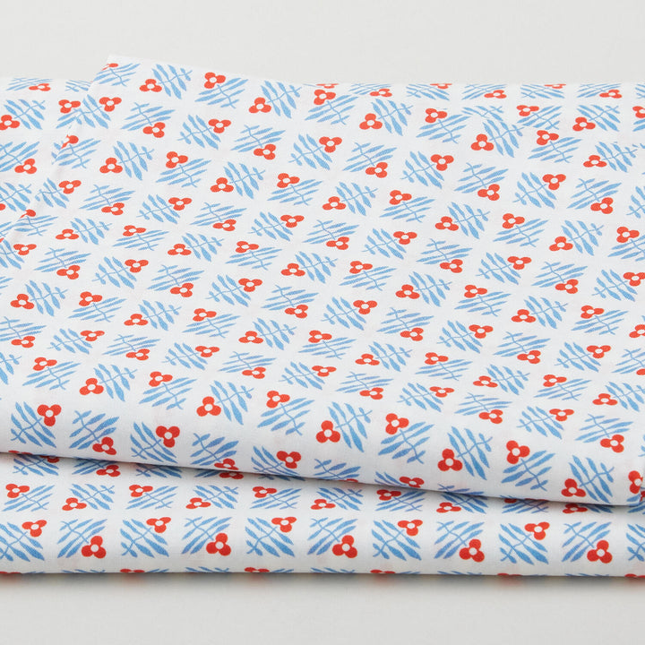 Picnics and Parades Favorites - Americana Square Flowers 2 Yard Cut