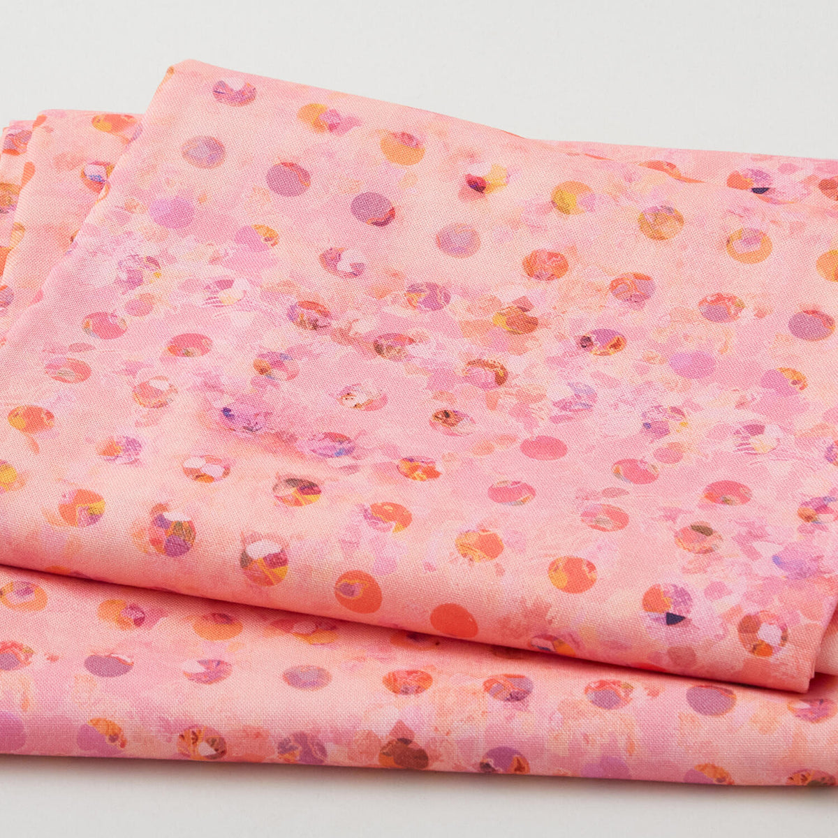 Green Garden Favorites - Coral Dots 2 Yard Cut