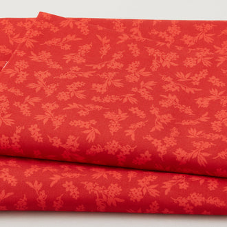 Ruby Fern Favorites - Scarlet Branches 2 Yard Cut