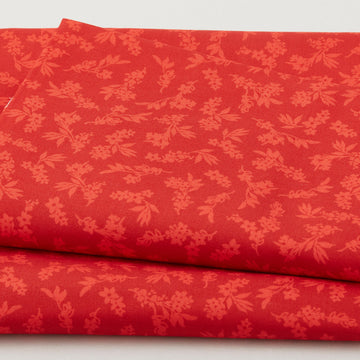 Ruby Fern Favorites - Scarlet Branches 2 Yard Cut