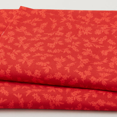 Ruby Fern Favorites - Scarlet Branches 2 Yard Cut