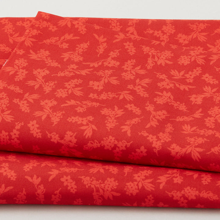 Ruby Fern Favorites - Scarlet Branches 2 Yard Cut