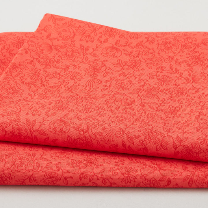 Ruby Fern Favorites - Watermelon Flowers 2 Yard Cut