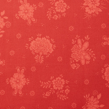 Ruby Fern Favorites - Scarlet Floral 2 Yard Cut