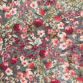 Sunset Garden Favorites - Teal Flowers 2 Yard Cut