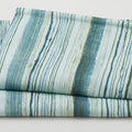 Sunset Garden Favorites - Aqua Stripe 2 Yard Cut