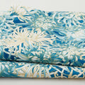 Catherine Favorites - Lagoon Flowers Metallic 2 Yard Cut