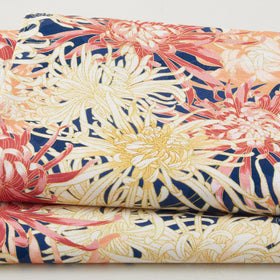 Catherine Favorites - Honeysuckle Flowers Metallic 2 Yard Cut