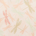 Catherine Favorites - Peach Dragonfly Metallic 2 Yard Cut