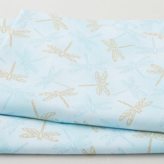 Catherine Favorites - Sky Dragonfly Metallic 2 Yard Cut