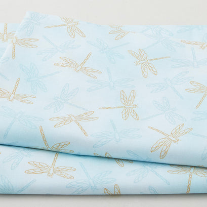 Catherine Favorites - Sky Dragonfly Metallic 2 Yard Cut