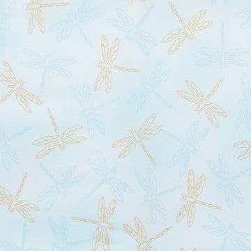 Catherine Favorites - Sky Dragonfly Metallic 2 Yard Cut