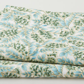Catherine Favorites - Natural Leaves Metallic 2 Yard Cut