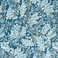 Catherine Favorites - Lagoon Leaves Metallic 2 Yard Cut