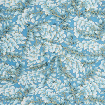 Catherine Favorites - Lake Leaves Metallic 2 Yard Cut