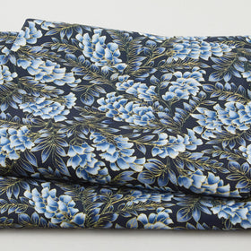 Catherine Favorites - Evening Leaves Metallic 2 Yard Cut