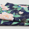 Imperial Collection - Hana Favorites Navy Floral Metallic 2 Yard Cut