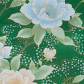 Imperial Collection - Hana Favorites Emerald Floral Metallic 2 Yard Cut