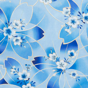 Imperial Collection - Hana Favorites Breeze Floral Metallic 2 Yard Cut