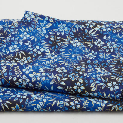 Imperial Collection - Hana Favorites Sapphire Vines 2 Yard Cut