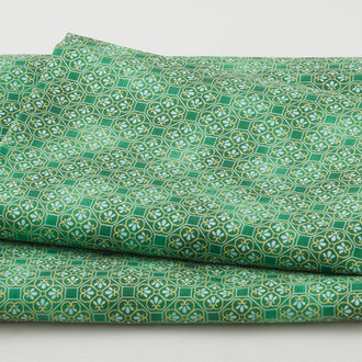 Imperial Collection - Hana Favorites Emerald Geometric 2 Yard Cut